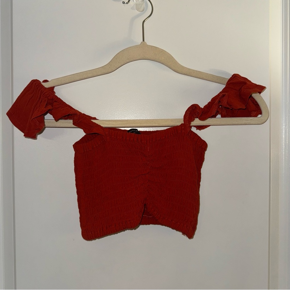 Olivaceous Rust Crop Top